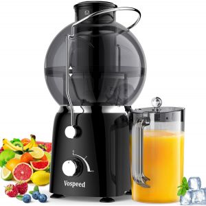 Extracteur De Jus , Presse-Fruits Et L&eacute;gumes De 1400 Watts Avec Goulotte D'Alimentation De 3,5 Pouces Et Pot &Agrave; Jus De 1,2 Litre, Sans Bpa, Facile &Agrave; Nettoyer (Noir) - Neuf