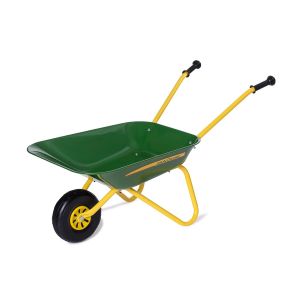 NouvelHorizonstore-Rolly Toys John Deere 271986 Brouette pour Enfant (brouette, Bol en m&eacute;tal, poign&eacute;es en Plastique, Enfants &agrave; partir de 2,5 Ans) Vert - Neuf