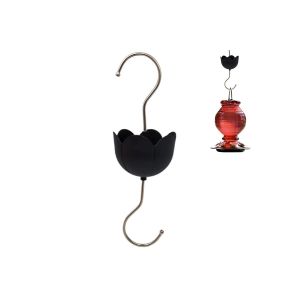 Mangeoire &Agrave; Colibris Avec Syst&egrave;me Anti-Fourmis - Forme De Fleur, &Agrave; Suspendre En Ext&eacute;rieur, Capacit&eacute; De 125 Ml, Plastique R&eacute;sistant - Neuf