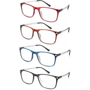Lot De 4 Paires De Lunettes De Lecture Legres Et Confortables Pour Homme Et Femme - Neuf