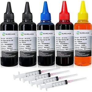 ERYI-Kit De Recharge D'Encre Compatible Avec Hp 61 60 62 63 564 920 901 902 932 933 934 940 950 951 952 94 95 96 Système Ciss Cis 4 Couleurs (2 Bk,C,M). ,Y) - Neuf
