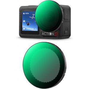 Nd2-32 Snap-On Filter Fast System Compatible With Dji 0smo Action 3/4/5 Pro Neutral Density Variable Hd Optical Glass-Marque G&eacute;n&eacute;rale - Neuf