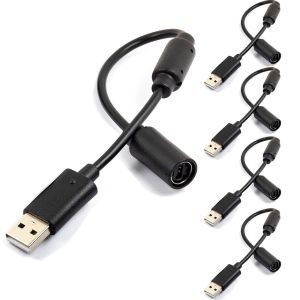 5pi&egrave;ces Adaptateur Manette Filaire Xbox 360 Pc Et Xbox360, C&acirc;ble Usb Adaptateur Usb Pour Manettes De Jeux, Controller Pc Xbox 360 &iquest;Noir - Neuf