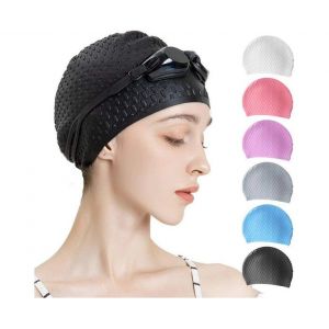 Bonnet De Bain En Silicone Pour Tous Types De Cheveux - Bonnet De Bain Confortable Et Durable - Neuf