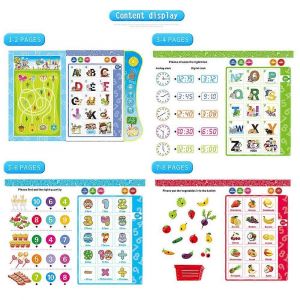 Livre Sonore Interactif Pour Enfants Avec Stylo D'apprentissage, Jouets Éducatifs Amusants Pour Les Parents Et Les Enfants De 3 Ans Et Plus - Neuf