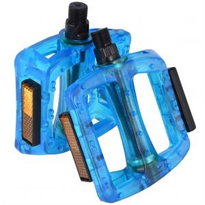 1 Paire De P&eacute;dales De Plate-Forme De V&eacute;lo P&eacute;dale De Cyclisme Antid&eacute;rapante Pour La Plupart Des V&eacute;los (Bleu) - Neuf