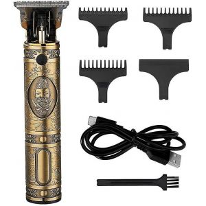 Tondeuse &Agrave; Cheveux &Eacute;lectrique Pour Hommes Avec Voyant Led (Bronze), Bronze - Neuf