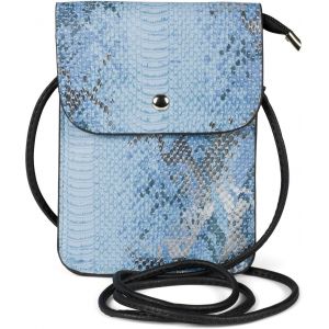 RFCBC-Mini-sac à bandoulière pour femme, aspect brillant du cuir de serpent, sac pour téléphone portable, sac à main 02012366 - Neuf