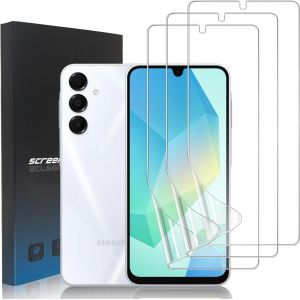 KAL-3 Pi&egrave;ces Protection &Eacute;cran Compatible Avec Samsung Galaxy A16 5G 6.7"", Hd Clair Film De Protection En Tpu Flexible Ultra-Hd Anti-Rayures [Non Verre][Compatible Avec Lecteur D`Empreinte] - Neuf