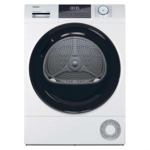 Haier HD80-E929E-S s&egrave;che-linge Pose libre chargement frontal 8 kg Blanc - Neuf