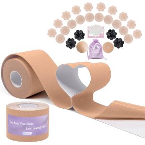 Boob Tape Set-Boobytape For Breast Lift And Nipple Covers For Women-Instant Lifting Boobytape For Breast Lift Plus Size And Good Lines Boobytape.[F100] - Neuf