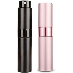 2 Pcs 8ml Vaporisateur Vide de Sac Rechargeable,Atomiseur Parfum,Recharge Spray Flacon de Parfum,Pulverisateur Voyage - Neuf