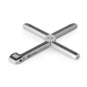 Balance De Cuisine Pliable, Avec &Eacute;cran Lcd, Poids Max. 5 Kg, Balance Num&eacute;rique, 1 Pile Cr2032, 219x180x(H)16mm, M&eacute;tal, Abs - Neuf