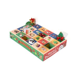 Calendrier de l'Avent de No&euml;l en 5 cases vides avec 24 cases pour le compte &agrave; rebours des f&ecirc;tes - Neuf