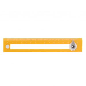Compas et regle 2 en 1, outil d'apprentissage de haute precision pour etudiants, jaune - Neuf