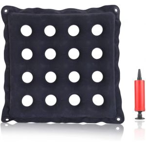 Coussin Gonflable En Forme D'anneau, Coussin De Siège Gonflable, Coussin Rond Gonflable, Coussin Pour Hémorroïdes, Coussin Donut (16 Trous) - Neuf