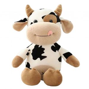 Xh 30cm Vache En Peluche Jouet Poup&eacute;es Doux Et Confortable Tissu Cadeau Pour Fille Femmes Amant Petite Amie - Neuf