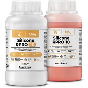 Silicone Pour Moulage 1:1 R Pro 10, Caoutchouc De Silicone Liquide Id&eacute;al Pour Les Moules Souples Et Compatible Avec Les R&eacute;sines, La Cire, Le Pl&acirc;tre Et D'autres Mat&eacute;riaux (500 Gr) - Neuf