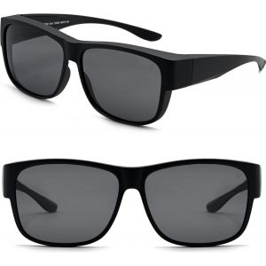 Surlunettes De Soleil Polarisées Avec Anti-Reflet, Sur Lunettes De Soleil À Superposer, Ultra Léger, Confortable, Homme, Femme, 100% Anti-Uv.[W20] - Neuf