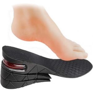 Semelle Intérieure Surélevée, Insertion De Talon À Coussin D'air Orthogonal Réglable À Trois Couches De 3 Cm, 5 Cm, 7 Cm, Convient Aux Hommes Et Aux Femmes - Neuf