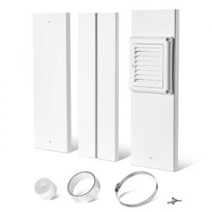 Kit de Ventilation pour S&egrave;che-linge-Duoku-Adapt&eacute; aux Fen&ecirc;tres Coulissantes Verticales ou Horizontales - Neuf