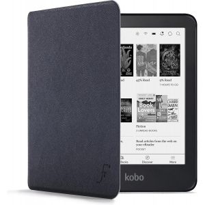 KALANKA-Forefront Cases Étui pour Kobo Aura Edition 2 (Modèle: N236-2016) - Mince et Léger, Fonction Automatique Veille/Réveil Intelligente Étui, Coque de Protection pour Kobo Aura Edition 2 - Bleu F - Neuf
