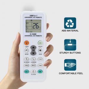 Télécommande universelle de climatiseur Lcd A/C, contrôleur de climatisation 1000 en 1 pour Mitsubishi Toshiba Hitachi Fujitsu Daewoo-1028e - Neuf