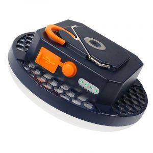Lampe LED rechargeable (lumière chaude), batterie externe 4 800 mAh, lampe de camping avec aimant et écrou 1/4, pour tente, camping, ouragan, randonnée, urgence, dépannage - Neuf