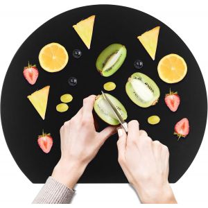 Planche &Agrave; D&eacute;couper Extra Large, Tpu Cutting Board, Planche &Agrave; D&eacute;jeuner, Planche &Agrave; D&eacute;couper En Plastique Antid&eacute;rapant Et Facile &Agrave; Nettoyer Passe Au Lave-Vaisselle Avec Pour Les Cuisines - Neuf