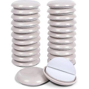 24 Pack 1 ""Rond Auto-Adhésif Meubles Moving Pads Déménagement De Chaise Protecteur Meubles Glide Chair Slider Pour Tapis (24pack) - Neuf