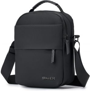 RFCBC-Sacoche Homme Bandouliere Petit Sac Bandouliere Hommes Sac a Main Homme Besace Homme Sac Besace Pochette Homme Bandoulière Sacs D'épaule Cadeau pour Homme - Neuf