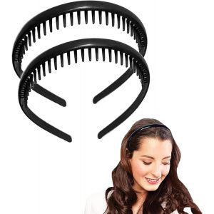 Lot De 2 Bandeaux En Plastique Antidérapant Dents Pour Les Hommes Et Les Femmes - Neuf