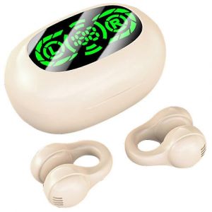 &iquest;&iquest;couteurs intra-auriculaires sans fil Bluetooth 5.3 avec clip d'oreille pour le sport - Neuf