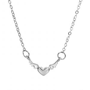 Mini Pendentif Breloque Compatible Avec Un Collier Pendentif Ange Pour Femme, Pendentif Pour Femme, Collier Cadeau D'anniversaire Pour Maman, Argent, Taille Unique - Neuf