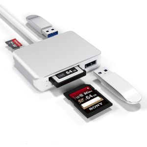 meimie-¿Version Mise À Jour¿ Lecteur De Carte Xqd, Lecteur De Carte Tf Usb 3.0 Sd (Hc/Xc) Avec Usb3.0X2 Vitesse Rapide Jusqu'À 5 Gbp/S, Compatible Avec Xqd De La Série Sony G&M Pour Windows/Mac Os - Neuf