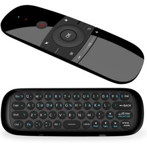 CFRY-T&eacute;l&eacute;commande Air Mouse 2,4 GHz avec Clavier, Capteurs Gyroscopiques Int&eacute;gr&eacute;s T&eacute;l&eacute;commande sans Fil Air Fly Mouse Rechargeable pour Android TV Box, Smart TV, Ordinateur, Projecteur, HTPC - Neuf