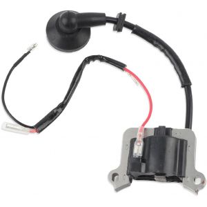 MEVRONISSHOP-Bobine D&iquest;allumage de Rechange, Coupe Herbe Allumage Bobine Adapt&eacute;e D&eacute;broussailleuse 63CC Moteur 48F Tondeuse 1E Outil Remplacement Portable Debroussailleuse Pour Gazon Voiture Tondeu Col - Neuf