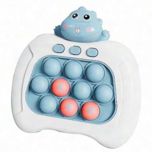 Console de jeu à bulles pour enfants ¿ Jeu de taupe portable à 4 modes pour l'entraînement à la réaction et la réduction du stress-Bleu - Neuf