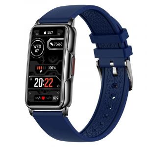 2024 Nouveau Sport Montre Intelligente Hommes Femmes 1.47-Inch Full Touch Gps Fitness Tracker Ip67 Waterproof Smartwatch Pour Android Ios T&eacute;l&eacute;phone.Blue Silicone Band. - Neuf