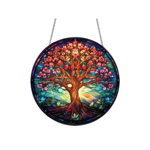 Panneau Suspendu Arbre De Vie De 15 Cm Pour Fen&ecirc;tres Et Murs - Neuf