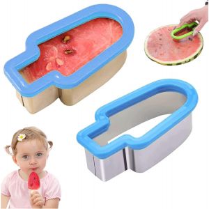Pastèque Fraise, Pastèque Fraise Moule, Tranche De La Pastèque En Forme De Crème Glacée Outil, Créative Et Simple Fruit Gadget De Cuisine - Neuf