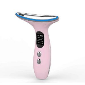 Appareil De Massage Facial Barsinfi Contre Les Rides, Soin Beaut&eacute; Du Visage Avec 4 Modes, 45 &deg;C, Pour Raffermir Et Lifter La Peau, Rose - Neuf