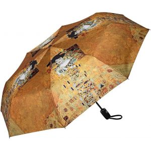 Parapluie De Poche Ouverture Et Fermeture Automatique R&eacute;sistant Au Vent Pliant Gustav Klimt :Ad&egrave;le L&eacute;g&egrave;rement Stable Arte - Neuf