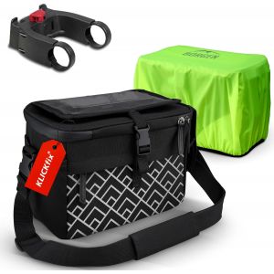 Subzonal-Sacoche V&eacute;lo De Guidon Klickfix Smartphone &iquest; Sac De Cintre 6 L, Grande Et Imperm&eacute;able &iquest; Pochette De Poign&eacute;es Ebike &iquest; Bo&icirc;te Avant Bicyclette Portable - Neuf