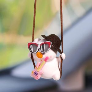 Kal-Ornements De Voiture,Mignon Cochon Pendentif Miroir De Voiture Rétroviseur Ornements Suspendu De Voiture Miroir De Voiture Accessoires Cadeaux D'anniversaire Décoration Charme Voiture Suspendu - Neuf