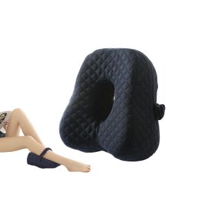 Coussin De Genou En Mousse &Agrave; M&eacute;moire De Forme Pour Les Personnes Dormant Sur Le C&ocirc;t&eacute;, Avec Conception Creuse Et Sangle &Eacute;lastique. - Neuf