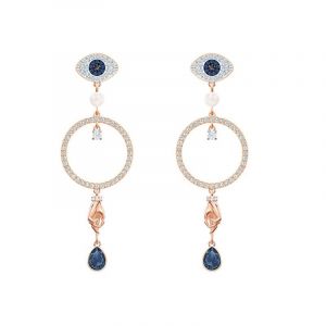 Tarot's Hand Devil's Eye Boucles D'oreilles Double Anneau Femme Hirondelle Boucles D'oreilles Longues Femme - Neuf