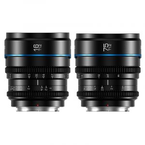 Set d'Objectifs Cinéma Manuels SIRUI Night Walker S35 16mm & 75mm T1.2 à Grande Ouverture pour Monture X, Compatible Fujifilm X-H2, X-H2S, X-T4, X-T3, X-S10, X-S20 (MS-2SXB,Noir) - Neuf