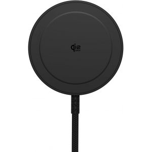 JGD-Qi2 Chargeur sans Fil Magn&eacute;tique 25W Pad Charge Rapide C&acirc;ble 1,5m Compatible Mag-Safe pour iPhone Air/17/16/15/14/13/12, Air-Pods 4/3/2/Pro, Pixel 10 et Autres (sans Adaptateur Secteur)-Noir - Neuf