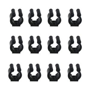 Lot De 12 Clips Polyvalents Pour Queues Et Cannes À Pêche ¿ Solution De Rangement Durable Pour Billard Et Matériel De Pêche - Neuf